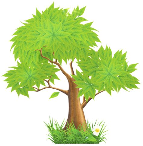 Green Painted Tree Png Clipart Clipart Best Clipart Best