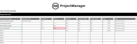 12 Best Project Scheduling Templates For Excel