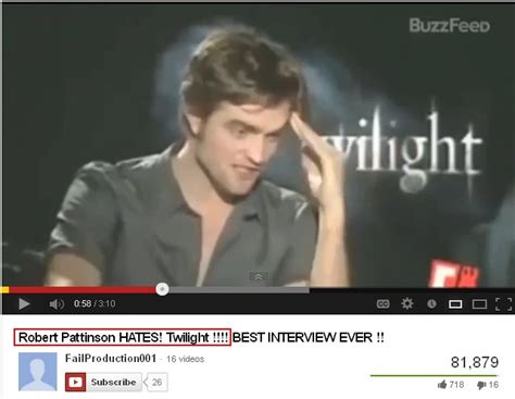 Kristen sthuart y robert pattinson. No one hates Twilight more than Robert Pattinson. I don't ...