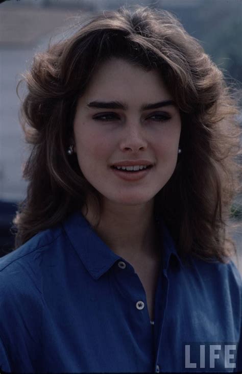 ~ Brooke Shields Young Vaquera Sexy Hair Beauty Model Aesthetic
