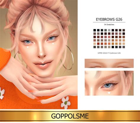 Goppols Me Gpme Gold F Eyebrows G26 Download At Goppolsme