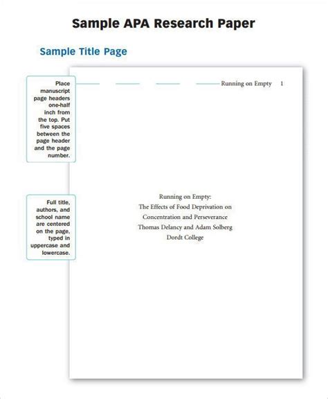 Apa style paper is the most common style of apa formatting is entirely different from other formatting styles. apa style research paper example pdf