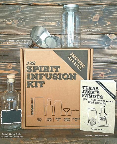 the spirit infusion kit infuse your booze with 70 homemade small batch flavored vodka recipes