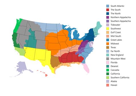 Map Of Northern Usa