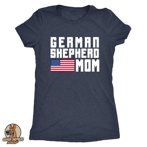 German Shepherd Mom American Flag - T-Shirts | German shepherd, German shepherd mom, American ...