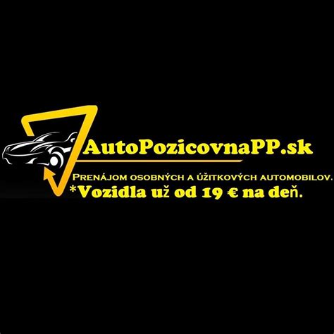 Autopožičovna Mk Poprad Vslavkov Poprad