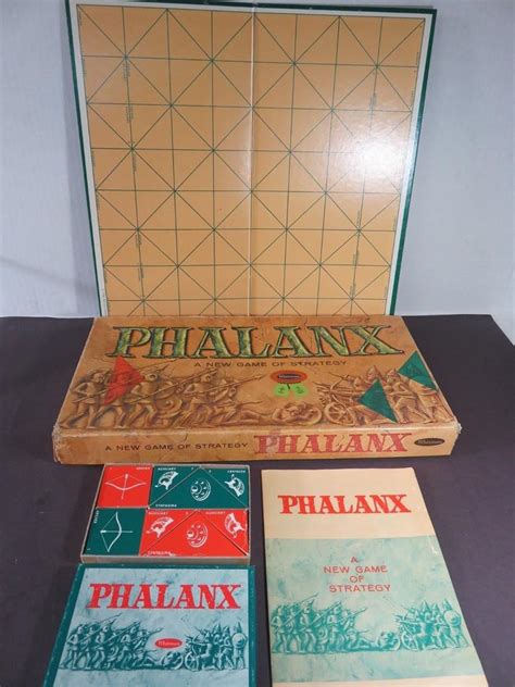 Phalanx Board Game Of Strategy Vintage 1964 Complete Whitman Good