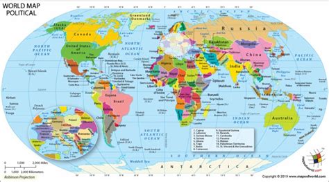 Political Map Of The World World Map 1000x556 Wallpaper