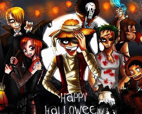 One Piece Halloween Sanji Zoro Halloween Nami Luffy Usopp Franky