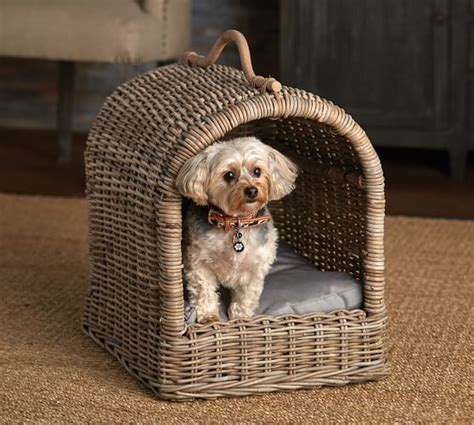 Canopy Pet Bed Dog Pet Beds Pet Bed Wicker Dog Bed