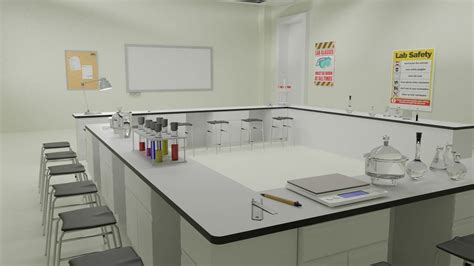 3d Model Laboratory And Lab Equipments Vr Ar Low Poly Cgtrader
