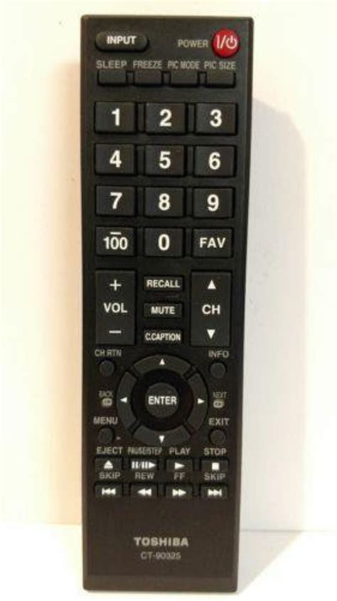 Toshiba Ct 90325 Tv Remote Control Etsy