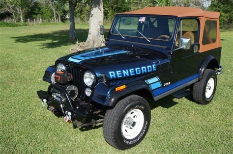 1984 Blue Jeep Renegade Cj7 Inventory