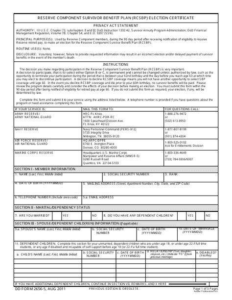 Dd Form 2656 5 Fill Out Sign Online And Download Fillable Pdf