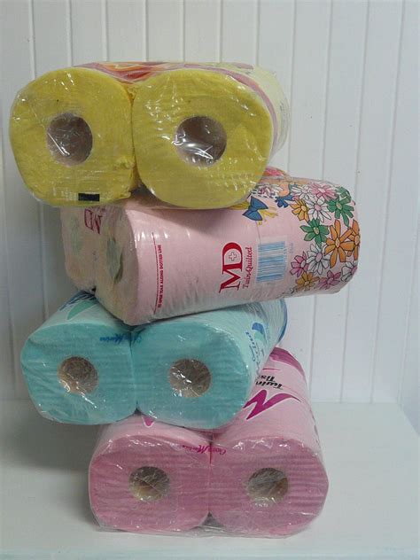 Reserved Vintage Pink Toilet Paper Md Brand Twin Ply Tissue