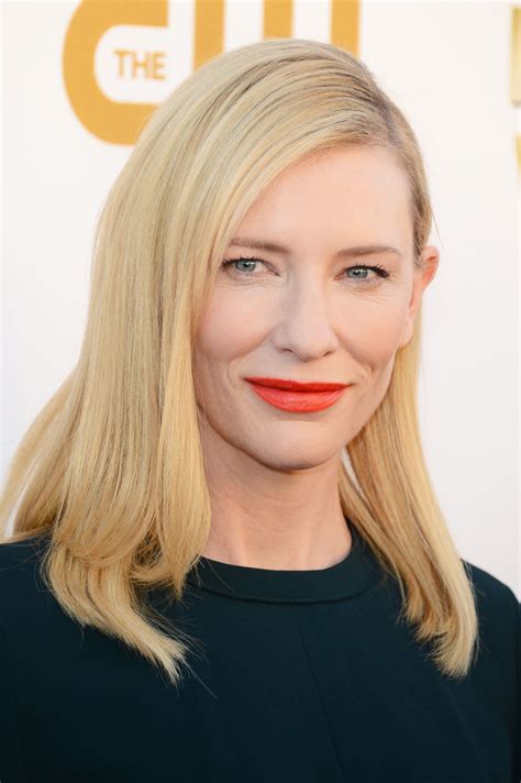 Cate Blanchett Wearing Lanvinofficial Pre Fall 2014 Critics Choice Movie Awards 2014