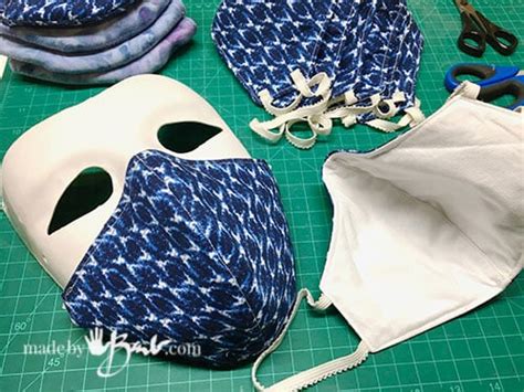 Diy Fitted Face Mask Made By Barb Free Pattern Designed To Fit Well