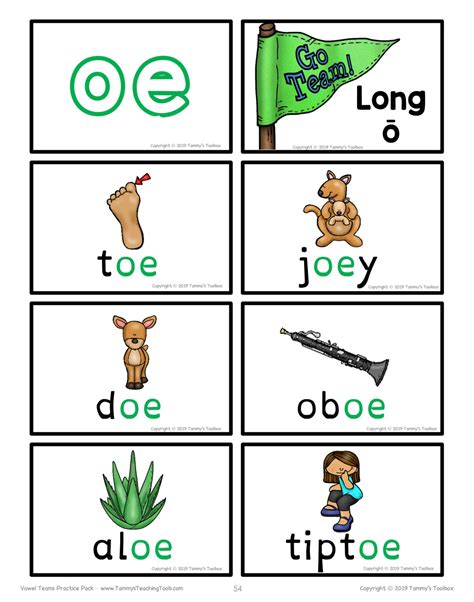 Long O Vowel Sound Activities And Worksheets Made By Teachers