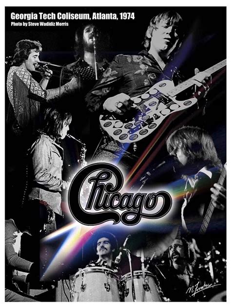 Robert Lamm Terry Kath Bass Chicago The Band Vintage Concert