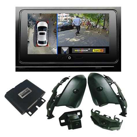 Camera Monitor And Sensor Kits Car 1080p Hd 360° 4ch Surround Bird View