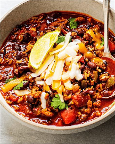 Turkey Chili With Wild Rice Tried And True Recipes