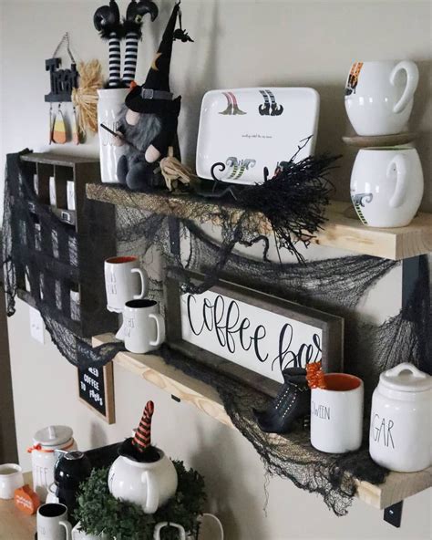 You're about to be blown away when i say this… i do not go all out for halloween/fall decorating. halloween decor coffee bar | Coffee bar, Autumn coffee ...