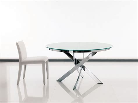 Tavoli Cristallo Rotondi Table Extensible Calligaris Extendable Dining Table Small Tables