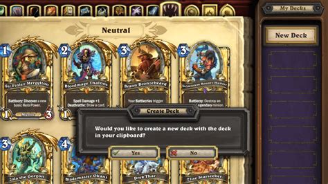 How To Use Deck Codes In Hearthstone Import And Export Hearthstone