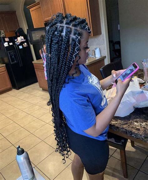 You can use box braids to create other hairstyles and you still have the ability to cleanse and oil your scalp. Pin by Cerra Williams on 13th birthday parties | Braids ...