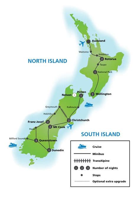 √ New Zealand National Parks Map