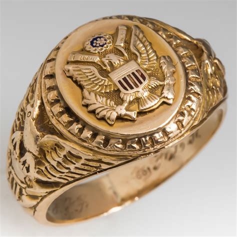 Military Gold Rings
