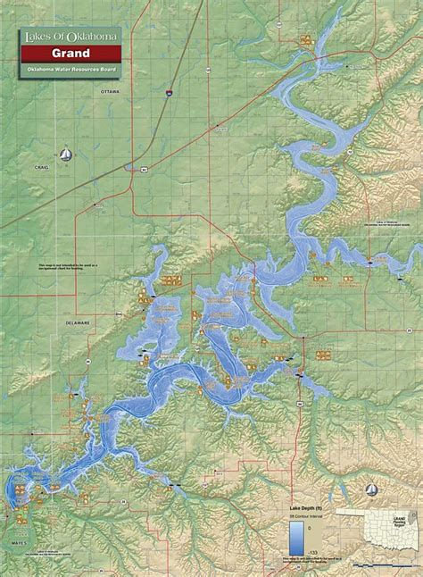 Oklahoma State Park Maps Dwhike