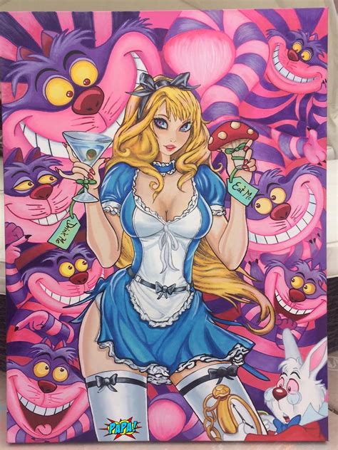 Naughty Alice In Wonderland Art Thousandyardstarepainting