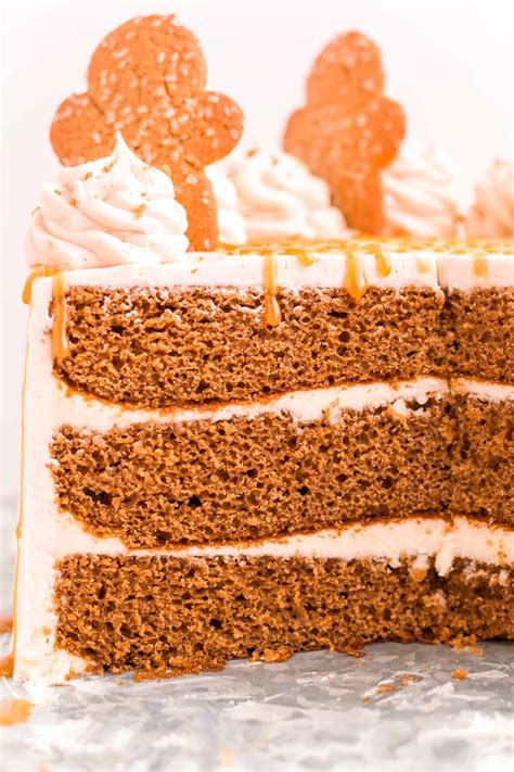 Gingerbread Layer Cake With Cinnamon Frosting Sugar And Soul