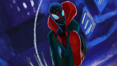 Spiderman Miles Morales Art 4k New Superheroes Wallpapers Spiderman Wallpapers Spiderman Into
