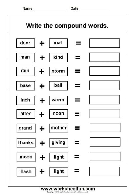 Nouns Worksheet Spelling Worksheets 2nd Grade Worksheets English