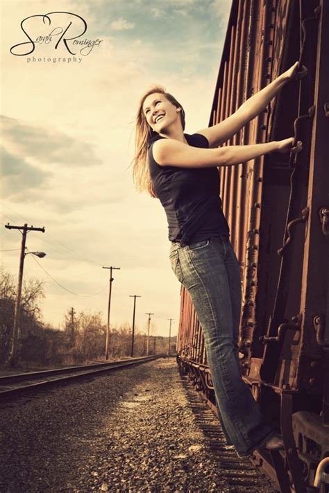 Love The Train And Tracks Railroad Photoshoot Train Tracks Photography Outdoor Photoshoot