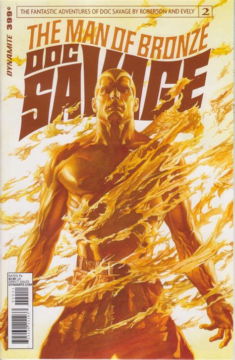 Doc Savage Dynamite Vol 1 2 Fn Dynamite Alex Ross Comic