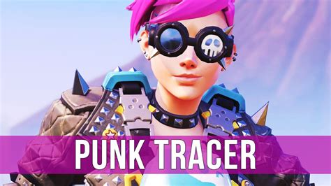 Overwatch Punk Tracer Gameplay Overwatch Quick Match Youtube