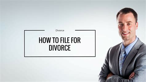 How To File For Divorce In Massachusetts Youtube