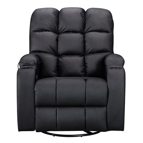 Westwood Massage Cinema Recliner Sofa Chair Pu Leather Armchair Swivel
