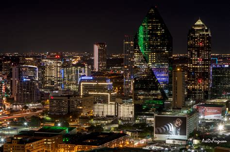 Dallas Texas Skyline At Night By Askdrferguson On Youpic