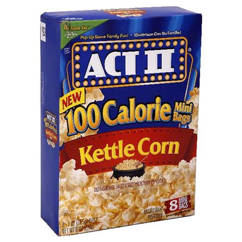 Act Ii Kettle Corn Microwave Popcorn 100 Calorie Mini Bags Shop