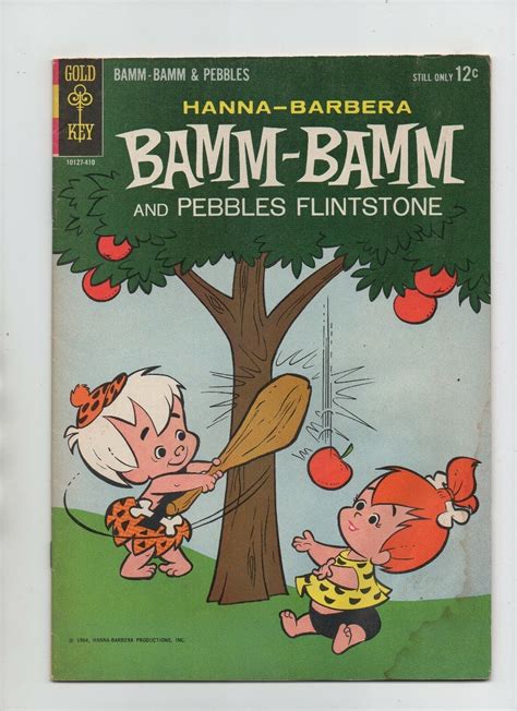 Bamm Bamm And Pebbles Flintstone 1 Hanna Barbera Grade 40 1964