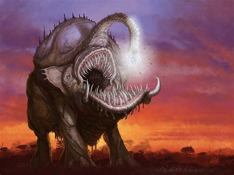 Anglerphant Rpg Gamma World Creatures Criaturas Monstros E