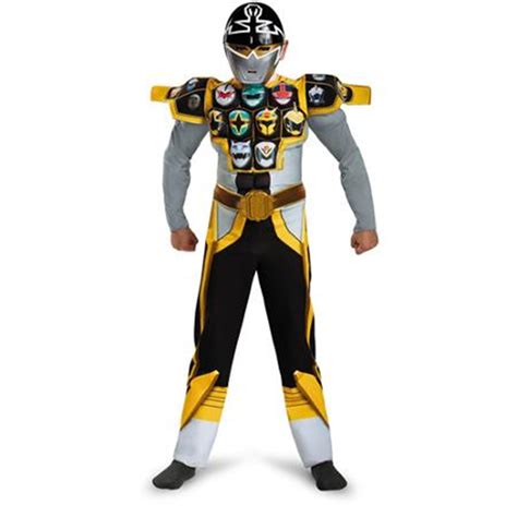 Power Rangers Super Megaforce Silver Ranger Muscle Child Costume By