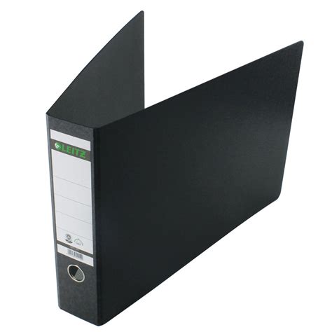 Leitz 180 A3 Black Oblong Lever Arch File Board Pk 2 310680095