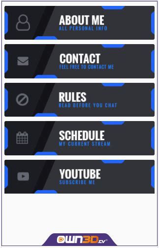 Make free twitch panels or download one of our free templates. Free Twitch Overlays, Panels and Alerts for Streamers