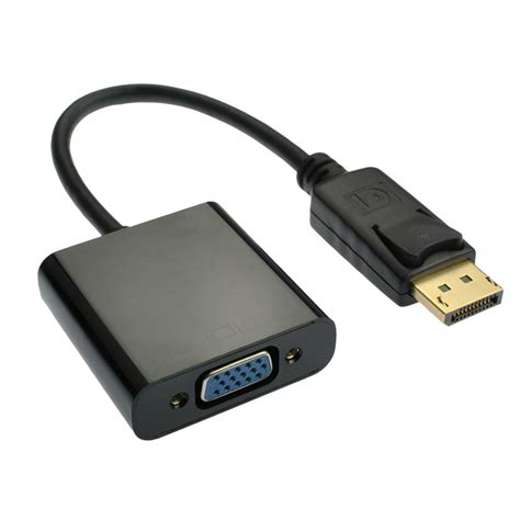 Cusimax Displayport Display Port Dp To Vga Adapter Cable Male To Female