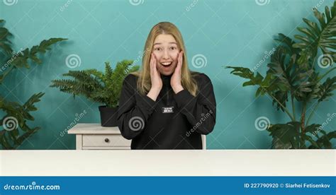Surprised Excited Young Woman Opening Her Mouth In Amazement Stock Footage Video Of Shock